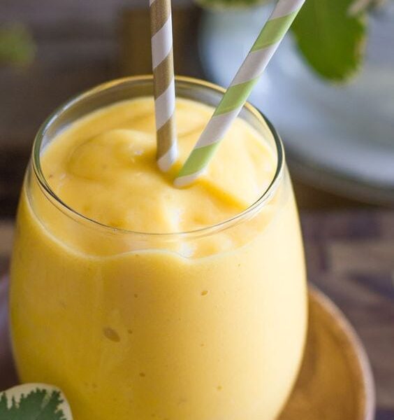 Yellow Sunshine Shake with Mango & Banana
