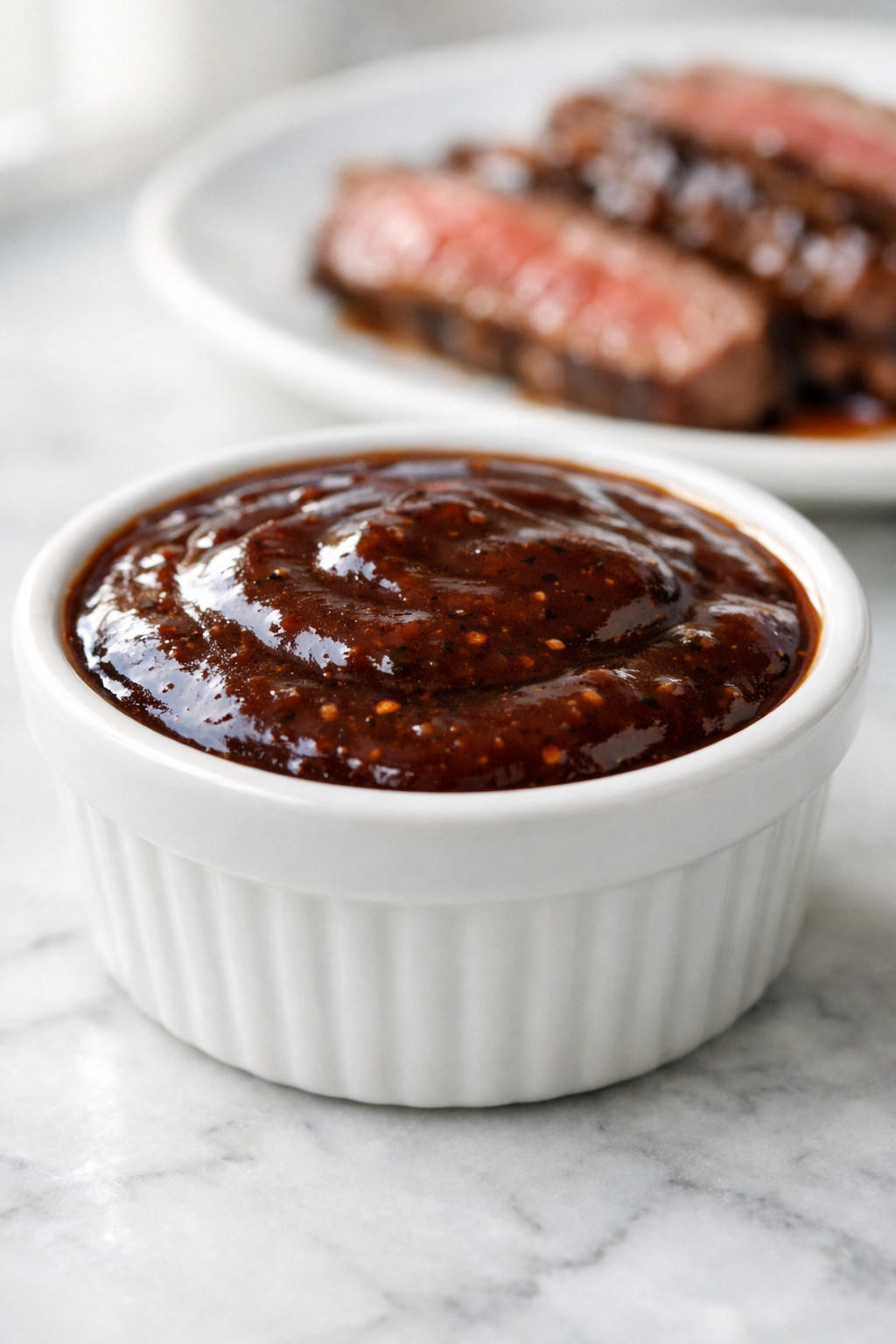 Close-up of A1 Steak Sauce