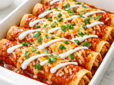 Easy Chicken Enchiladas