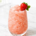 frose frozen rose slushy in wine glass