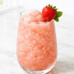 frose frozen rose slushy in wine glass