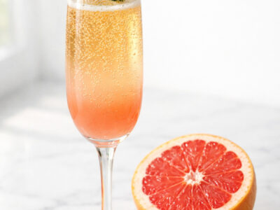 Mint Grapefruit Mimosa
