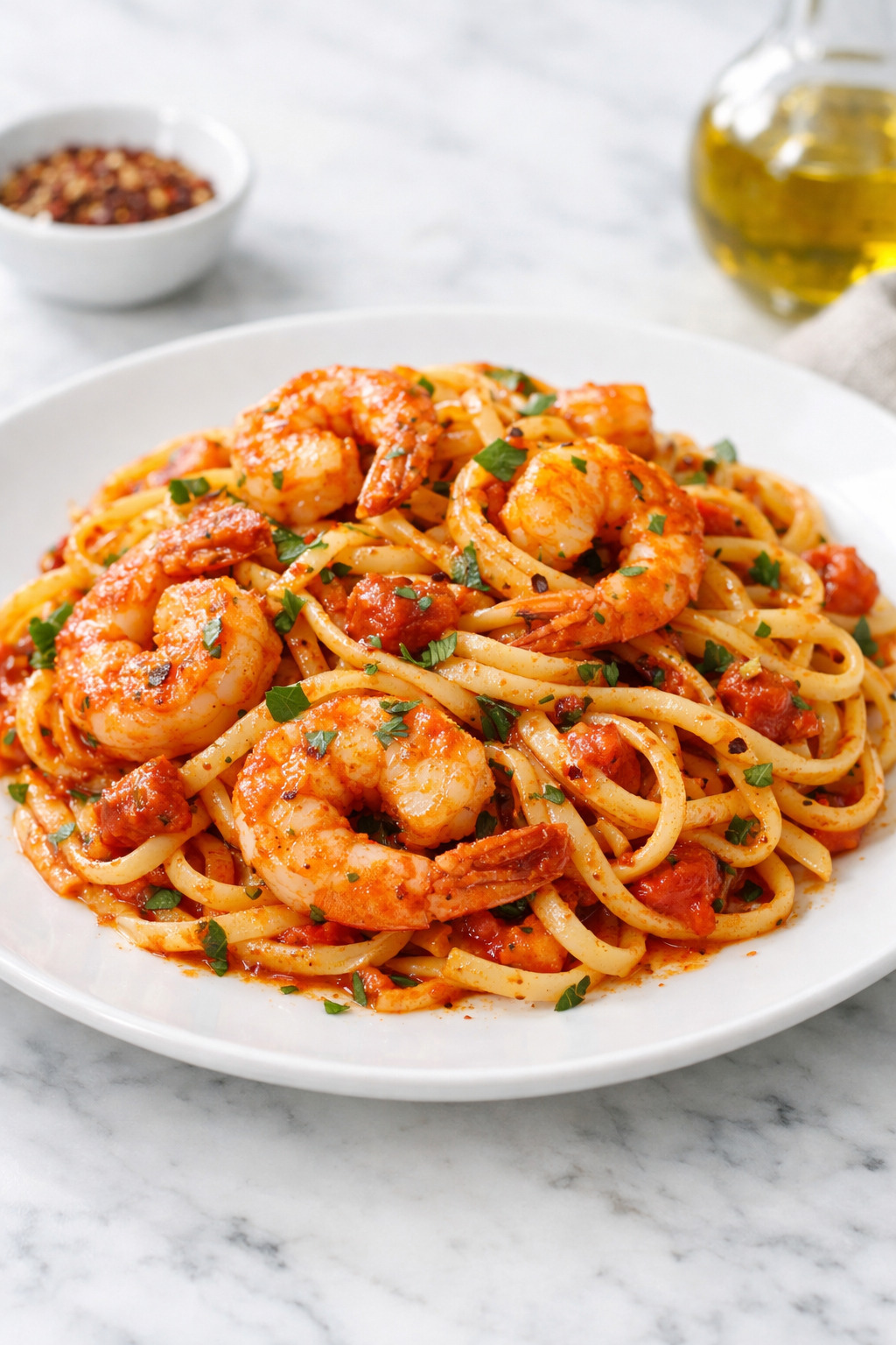 Fra Diavolo sauce with pasta