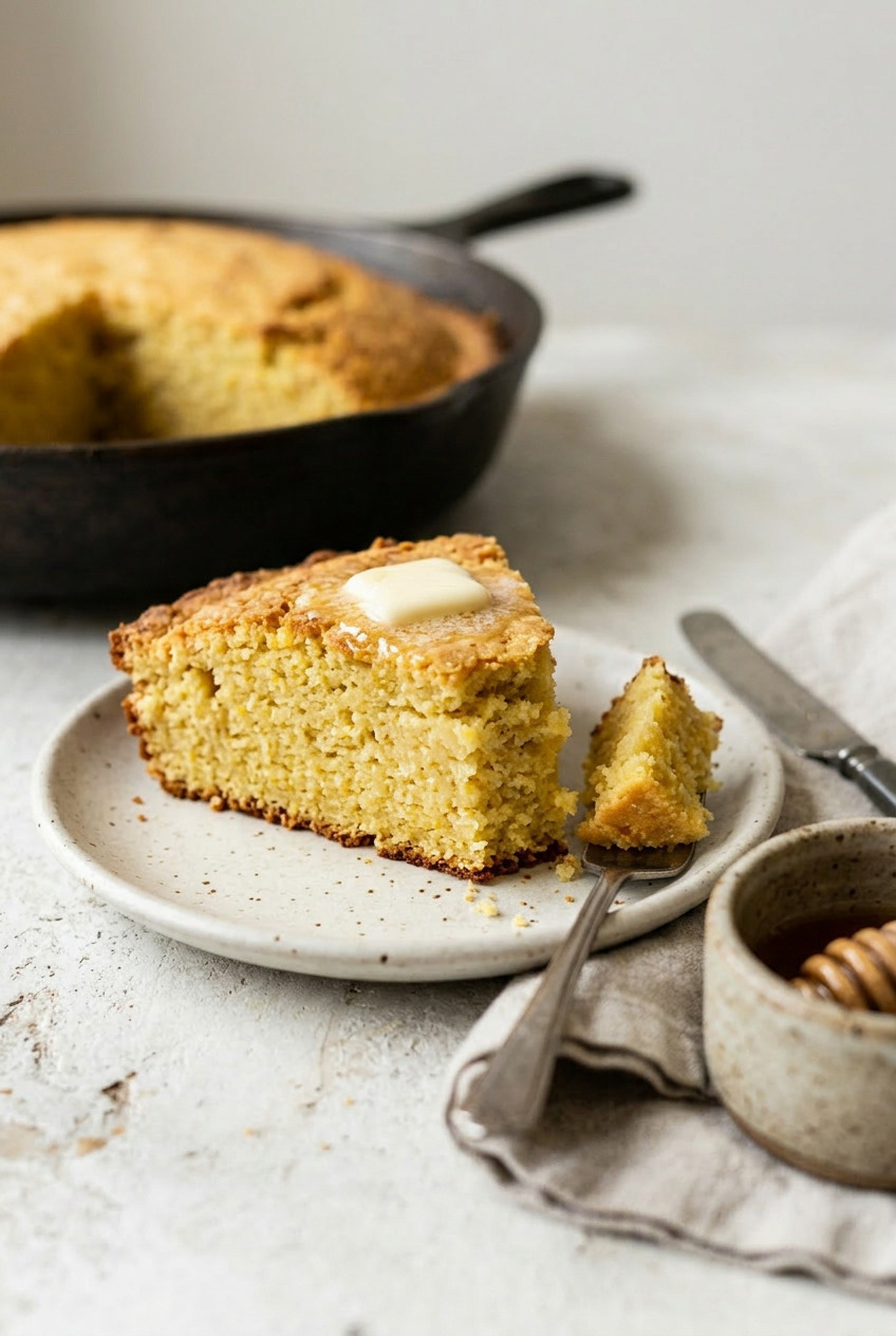 Albers Cornbread (Moist, Golden & Ready in 30 Minutes) closeup