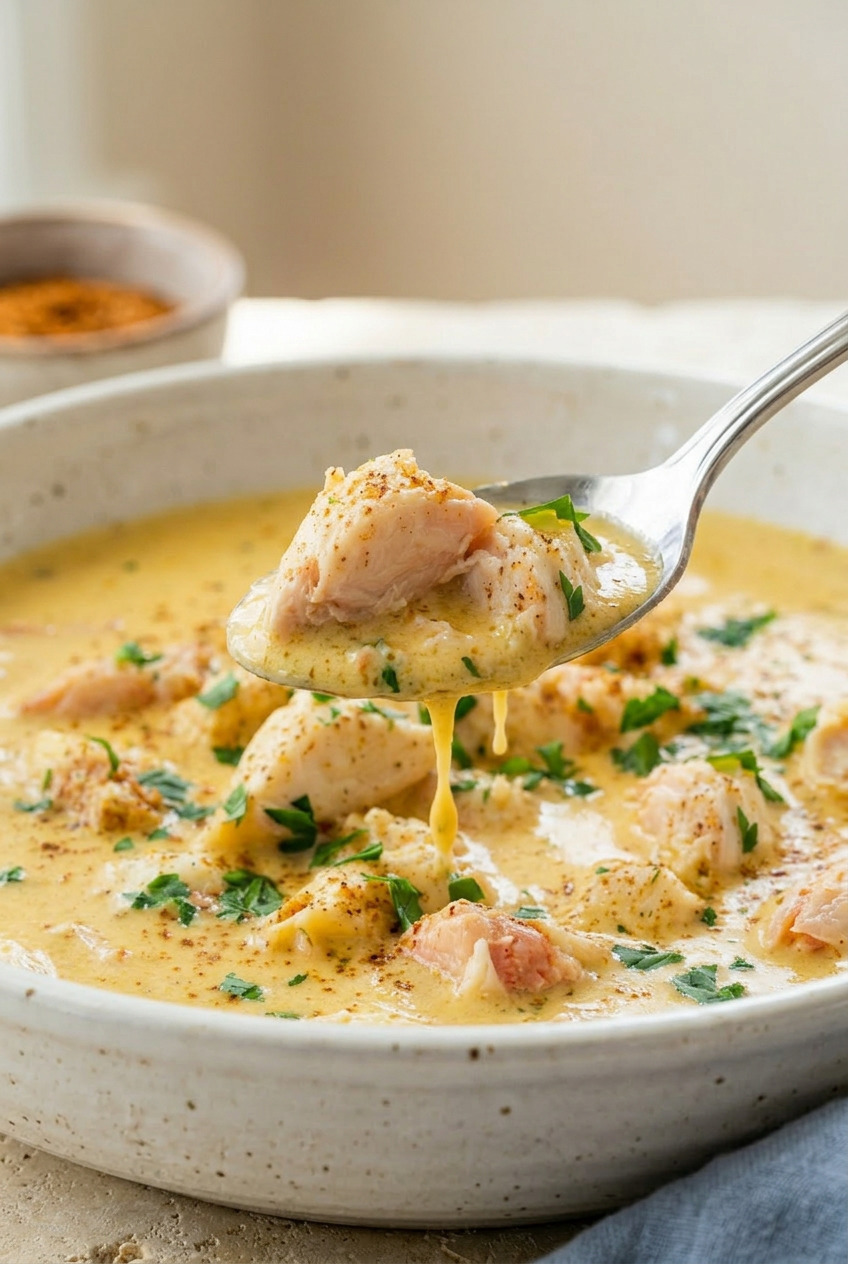 Cream Of Crab Soup closeup