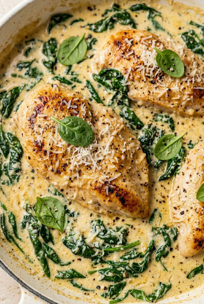 Creamy Chicken Florentine