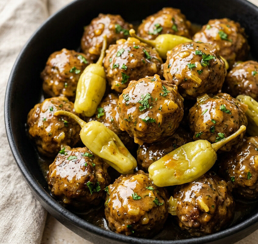 Crockpot Mississippi Meatballs