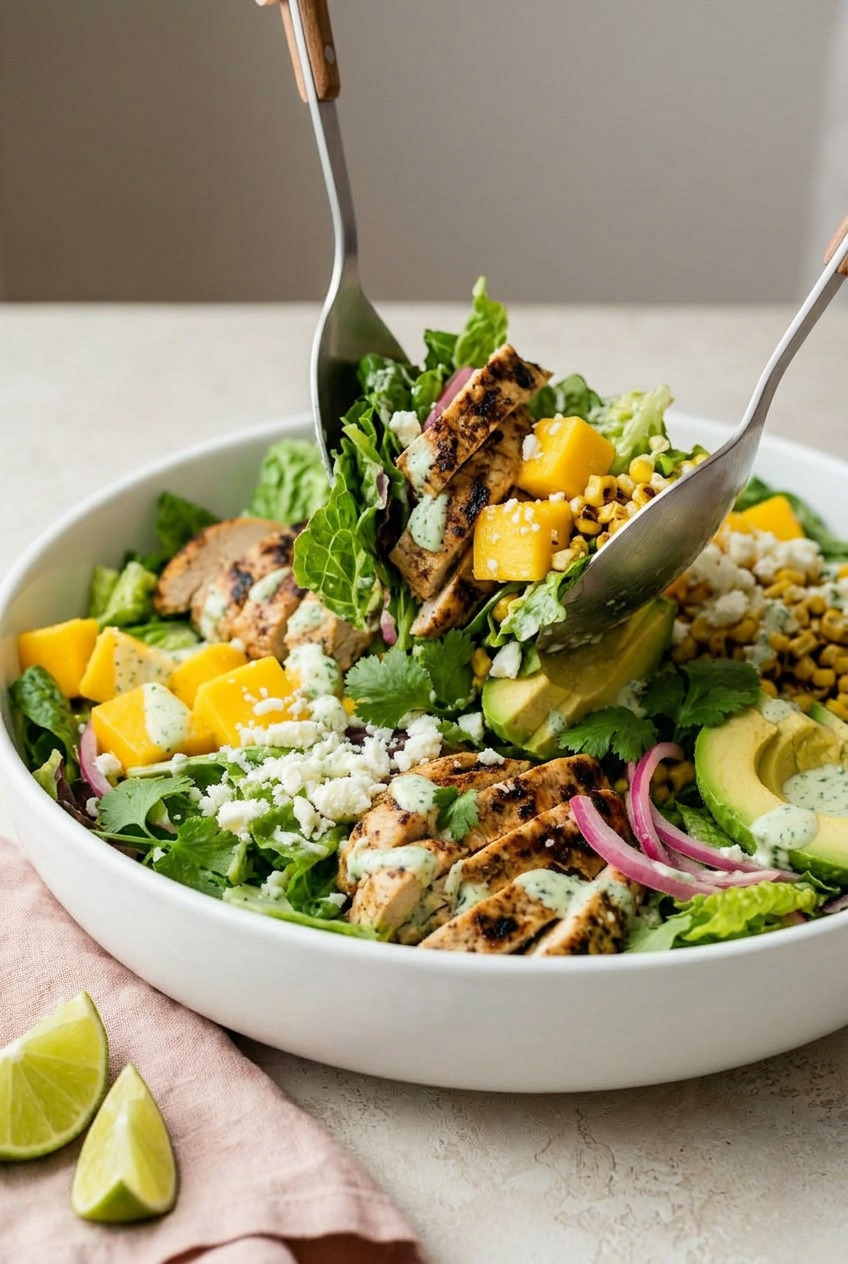 hot girl summer salad closeup