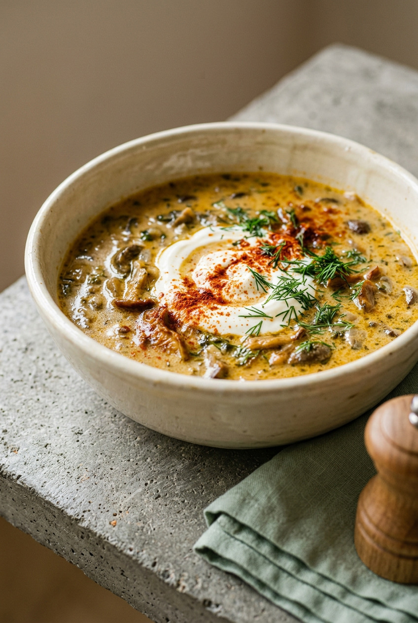 Hungarian Mushroom Soup