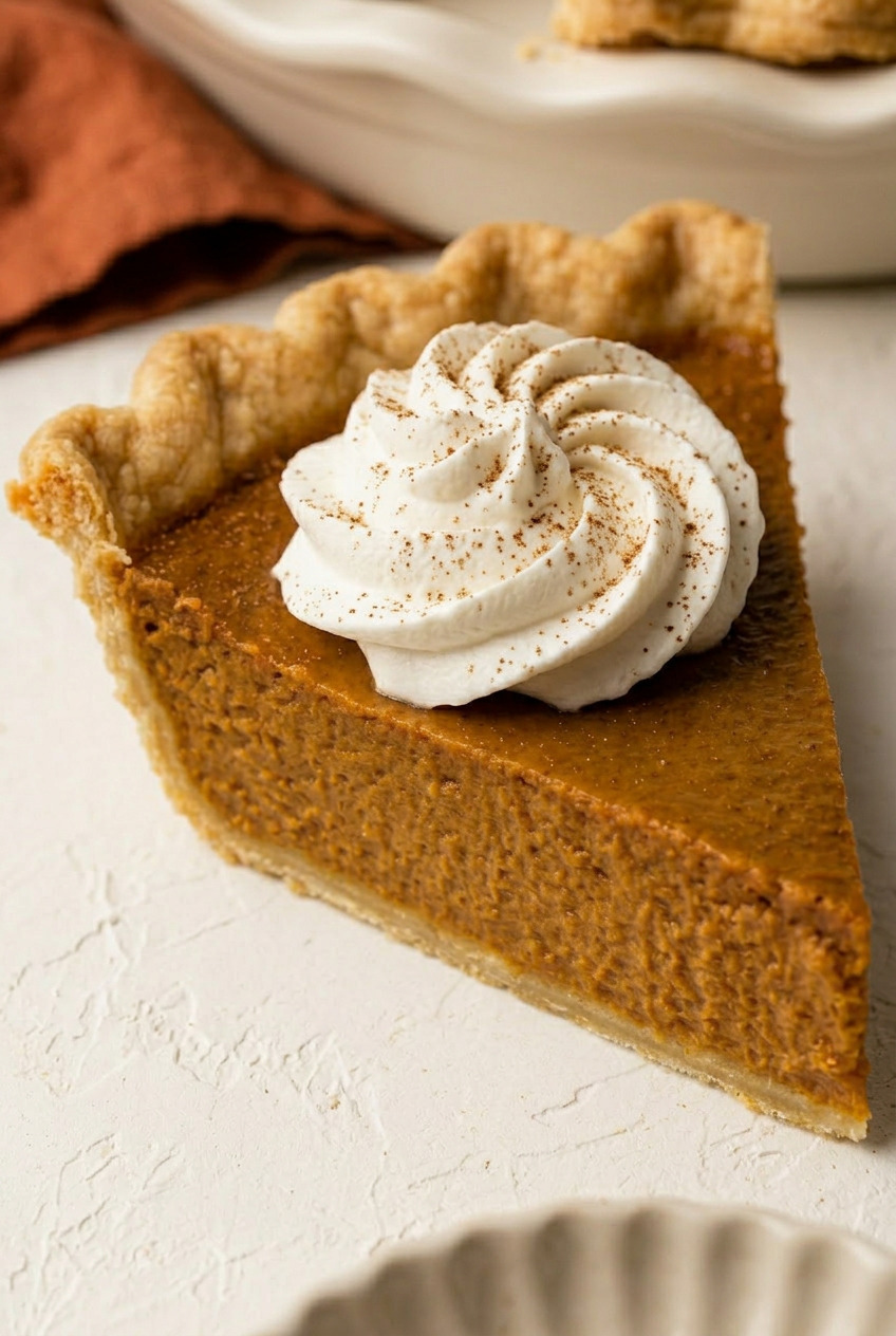 Libby's Pumpkin Pie closeup