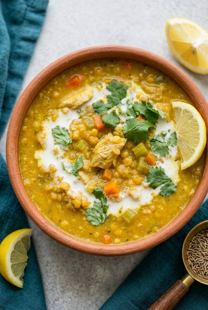 Mulligatawny Soup closeup