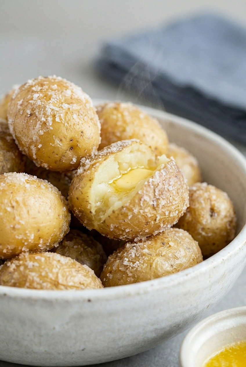 Syracuse Salt Potatoes closeup